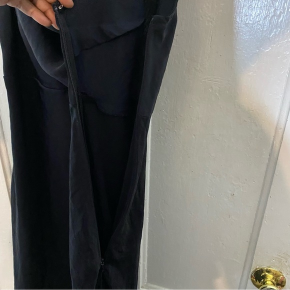 Old Navy : size : M : black slouch cowl-neck casual asymmetrical midi-dress - Picture 6 of 7